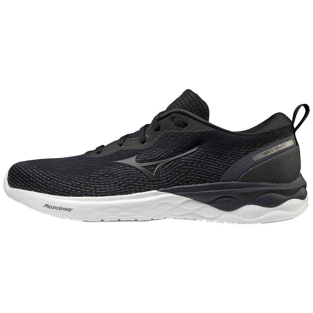 Mizuno Men's Wave Revolt Running Shoes Black/White (520011-GDB)